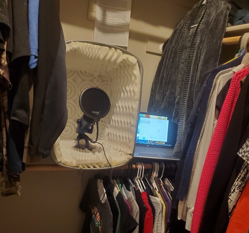 home podcast setup