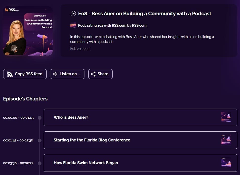 how to add chapters to your podcast episode on RSS.com
